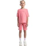 Rolypoly Kız Çocuk %100 Pamuk Iki Iplik Kısa Kol Şortlu Pijama Takımı RP3590 - Pembe - 9 - 10 Yaş