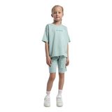 Rolypoly Kız Çocuk %100 Pamuk Iki Iplik Kısa Kol Şortlu Pijama Takımı RP3590 - Yeşil - 6 - 7 Yaş