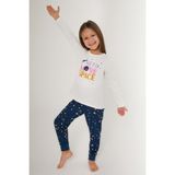 RolyPoly Kız Çocuk Krem Pijama Takımı - 4 - 5 Yaş