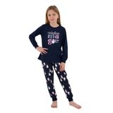 Rolypoly Kız Çocuk Lacivert Pijama Takımı - 2 - 3 Yaş