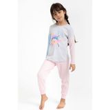 RolyPoly Kız Çocuk Mavi Pijama Takımı - 4 - 5 Yaş - Kar Melanj