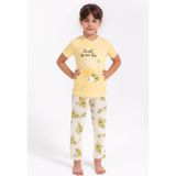 Rolypoly Kız Çocuk Sarı Pijama Takımı - 6 - 7 Yaş