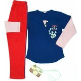 Rolypoly Kız Çocuk Spor Eşofman Takım - Standart - Kırmızı