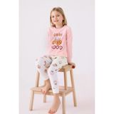 Rolypoly Kız Çocuk Uzun Kol Pijama Takım A.pembe