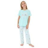Rolypoly Kız Çocuk Yeşil Pijama Takımı - 10 - 11 Yaş