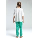 Rolypoly Kız Çocuk Yeşil Pijama Takımı - 12 - 13 Yaş