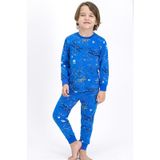 RolyPoly Mavi Erkek Çocuk Pijama Takımı