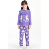 RolyPoly Mor Kız Çocuk Pijama Takımı