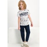 RolyPoly Pacific Krem Erkek Çocuk Pijama Takımı - 4 - 5 Yaş