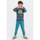 RolyPoly Roly Poly 2528 Erkek Çocuk Pijama Takımı - Koyu İndigo - 6 - 7 Yaş