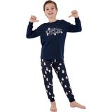 Rolypoly RP3680-2 Erkek Çocuk Kışlık Ikili Pijama Takım - Lacivert - 2 - 3 Yaş