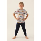 RolyPoly Surfs Up Kar Melanj Erkek Çocuk Pijama Takımı - 3 - 4 Yaş