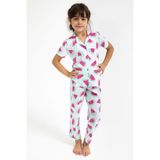 RolyPoly Watermelon Nil Mavisi Kız Çocuk Gömlek Pijama Takımı - 4 - 5 Yaş - Yeşil