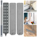 ROLYTA Geri Çekilebilir Boşluk Toz Temizleyici, 15-98 İnç Uzatma Kutuplu ve 2 Yıkanabilir Mikrofiber Toz Alma Bezi, Yüksek Tavanlar için Uzun Saplı Silgi Cihazı Mobilya Alt