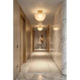 Roma Opal Gold Plafonyer Avize - Modern Retro Tavan Aydınlatması - Salon, Yatak Odası, Mutfak, Koridor, Antre Ve Hol Tavan Aydınlatması