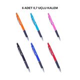 Roma Versatil Kalem 0.7 Mm – 6 Renk (6 Adet)
