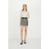 Roman Beli Lastikli Payet Mini Etek Standart Renk K2315099_089