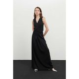 ROMAN Crep Viscon A Pile Maxi Etek Siyah K2415020_001 - 38
