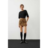 ROMAN Deri Mini Etek Olive K2415032_027 - 38