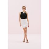 ROMAN Krep Mini Etek Beyaz Y2515045_002 - 34