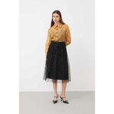 ROMAN Midi Boy Tül Payet Etek Siyah K2415070_001 - 36