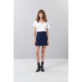 ROMAN Papatya Motifli Mini Denim Etek Lacivert K2515008_015 - 34