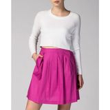 ROMAN Pileli Mini Etek Fuşya Y1315080_003 - 42
