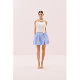 ROMAN Poplin Mini Balon Etek Mavi Y2515055_036 - 40