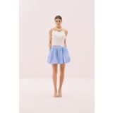 Roman Poplin Mini Balon Etek Mavi Y2515055_036