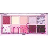 Romand 10 Renkli Göz Farı Paleti Berry Fuchsia Garden Mat ve Işıltılı Seçenekler ile 7.5 gr