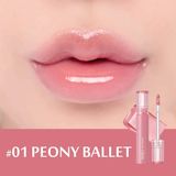 Romand Vegan Dolgun Görünüm Sağlayan Glasting Color Dudak Parlatıcısı - 01 Peony Ballet