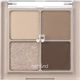 Romand Yoğun Pigmentli Göz Farı Paleti Dry Buckwheat Flower Mat ve Işıltılı Bej Tonları ile Yüksek Kalıcılık