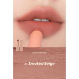 Romand Zero Matte Lipstick Muteral Nude /Mat, Kadife Ruj Muteral Nude Serisi - 21 Smoked Beige