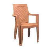 RomanoSet Palermo Teak Plastik Kollu Balkon ve Bahçe Sandalyesi 4 Lü Set