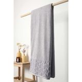 Romans Banyo Havlusu Hazal 90X150 Gri - 90 x 150 cm - Krem - Gri - Pembe