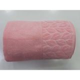 Romans Hazal Banyo Havlusu 90X150 Pembe - 90 x 150 cm