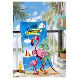 Romans Plaj Havlusu 75x150 Flamingo Desenli