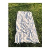 Romans Plaj Havlusu Jakarlı 70x140 cm Bej