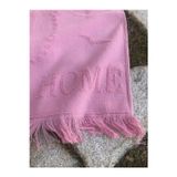 Romans Plaj Havlusu Jakarlı 70x140 cm Pembe