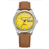 ROMANSON Alfm4Bs015Egad1W ÇELİK KASA KUMAŞ KORDON TAKVİMLİ ERKEK KOL SAATİ
