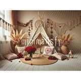 Romantik Bir Arka Plan: 200X150CM, Bohem Aşk Temalı Stüdyo Fonu