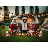 Romantik Temalı Arka Plan, 200X150CM, Stüdyo Fonu - -