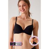 Rome Soft Push Up / Yarı Destekli Tak-Çıkar Askılı Pamuklu Sütyen Ten 6401
