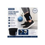 Romed 1 Adet MEDİRO 4KG Metal El Ayak Bilek Ağırlığı-Ayarlanır Ağırlık