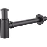 Romena | Valtemo Mat Siyah Pirinç Lavabo (Havza – Şişe) Sifonu