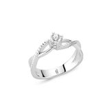 Romeo Pırlanta RM20049 0.23 Ct Tektaş Yüzük