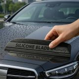 Romofy Premium Silikon Araç Su Çekici Çizmez - Su Lekesi Önleyici Araba Slikon Çekçek Cam Ve Kaporta Su Temizlik Sileceği - Hızlı Kurulama Aparatı - Esnek Gövdeli Araç, Cam ve Kaporta Sileceği