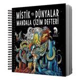 Romos Kitap Mistik Dünyalar - Mandala Çizim Defteri