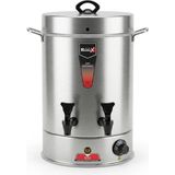 Romux 160 Bardak Paslanmaz Çelik Profesyonel Çay Otomatı Çay Makinesi 15 Lt - RMX-C160 - Krom