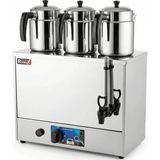 Romux 55 Model Elektrikli 304 Paslanmaz Çelik Çay Makinesi 30 Lt (Demlik Hariç) - RMX-55M - Krom